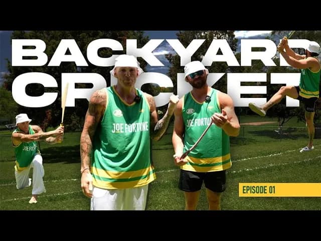 Joe Fortune Takes On The Ashes Episode 1