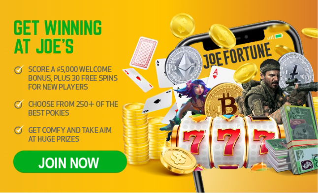 Get Winning at Joe Fortune