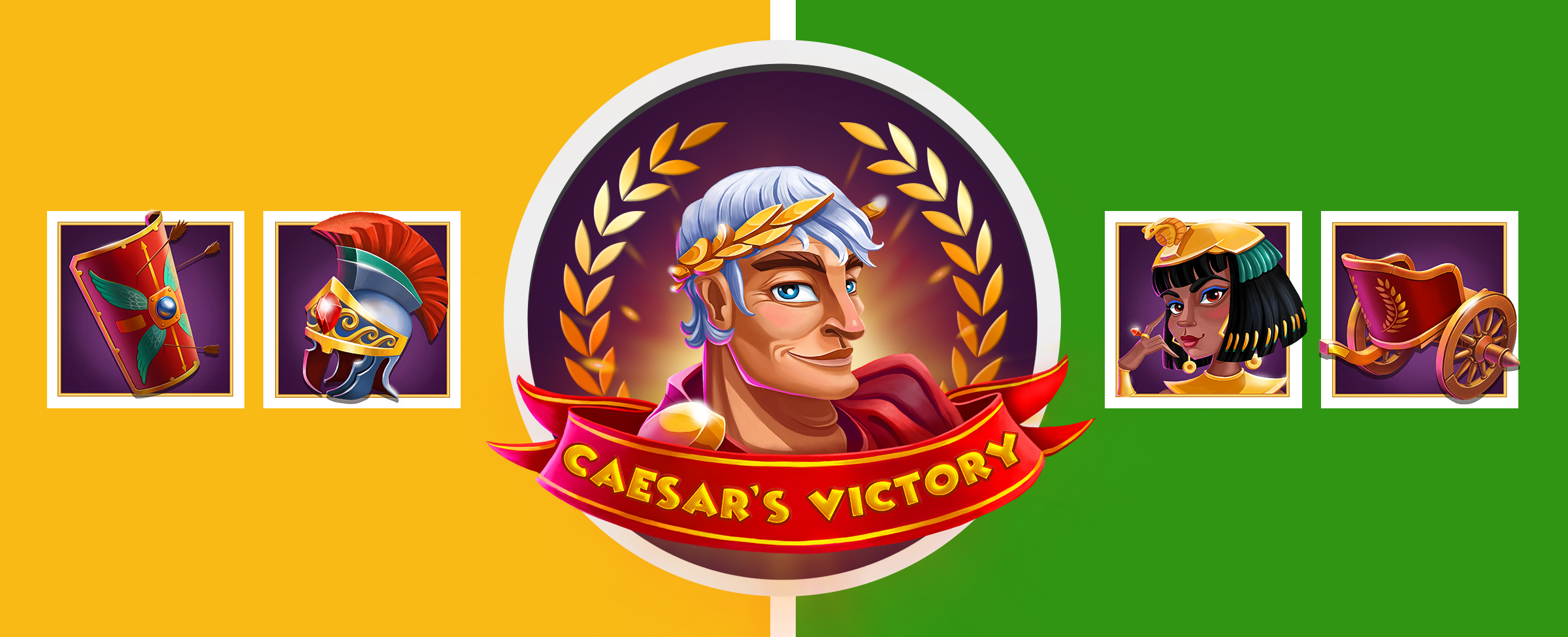 What features await you in this kingdom? Take a look at what Caesar's Victory has to offer.