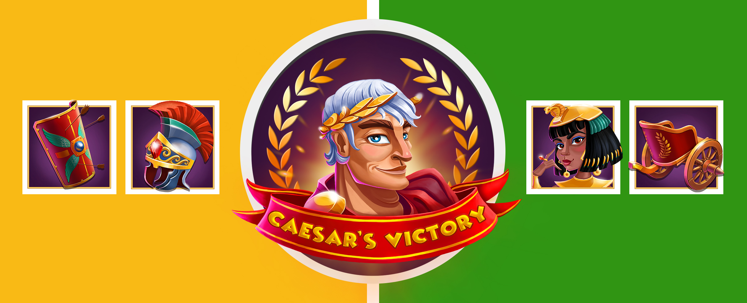 What features await you in this kingdom? Take a look at what Caesar's Victory has to offer.