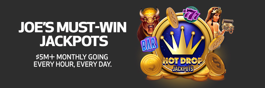 Play Hot Drop Jackpots at Joe Fortune