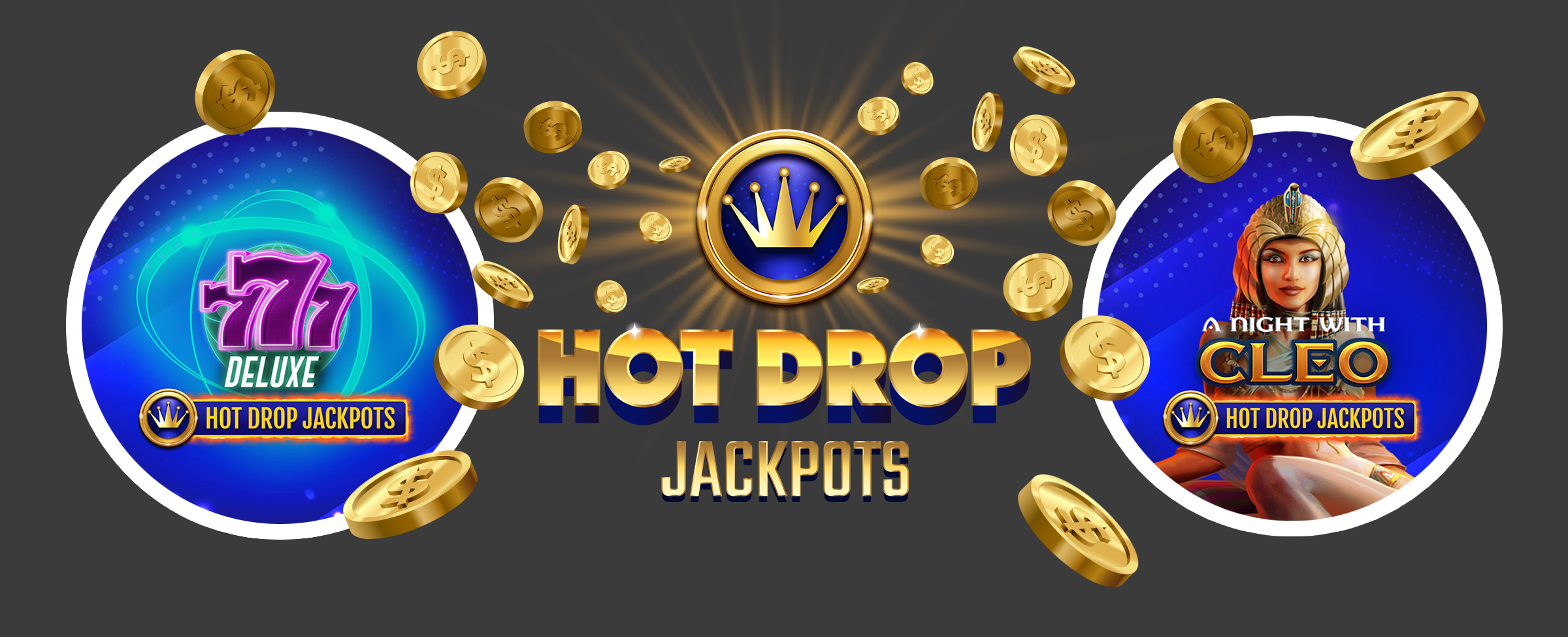 : It’s the world’s worst kept secret that at Joe Fortune, you have access to Hot Drop Jackpots. What are they? Oh, ain’t no thang. Unless your goal is to make coin like a minting press. Let’s break it down. Ka-ching!