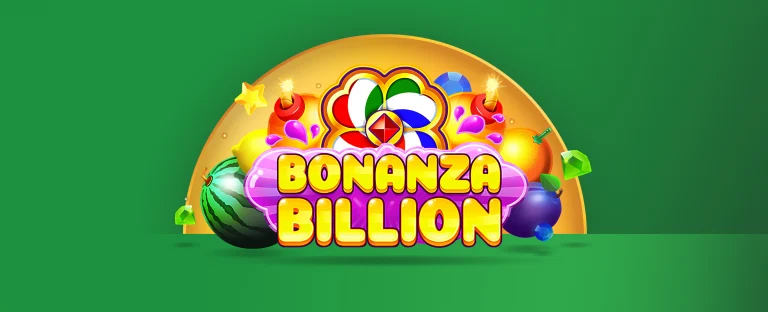 The Bonanza Billion logo on a green background