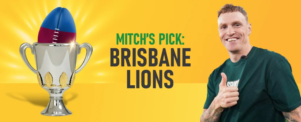 Mitch Robinson tips Brisbane Lions as his AFL Grand Final pick.